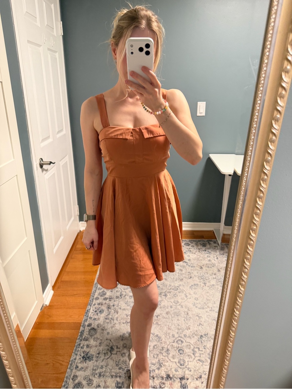 Satin Mini Dress